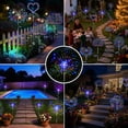 thumbnail image 3 of Solar Garden Lights Outdoor, 120 LED Firework Style with 8 Modes, Waterproof Multicolor Fairy Lights for Yard, Patio, Christmas Decor, Party, Pathway & Poolside, 3 of 9