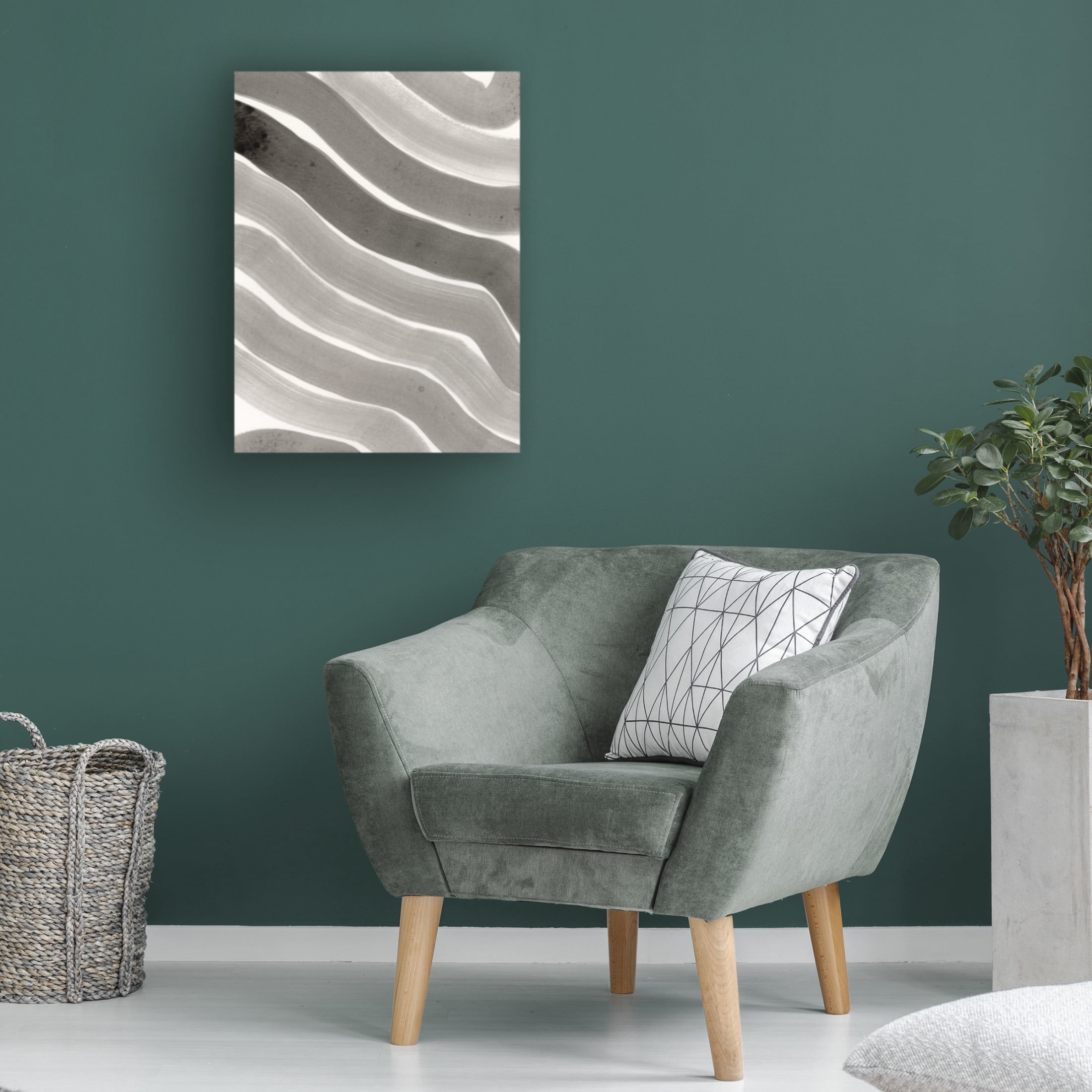 Trademark Fine Art Jodi Fuchs Neutral Wiggle II Canvas Wall Art
