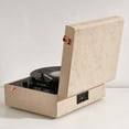 thumbnail image 2 of Arkrocket Coryphaeus Vinyl Record Player 3-Speed Bluetooth Input and Output Built-in Speakers with Magnetic Cartridge Auto Off (Flora Engraved), 2 of 5