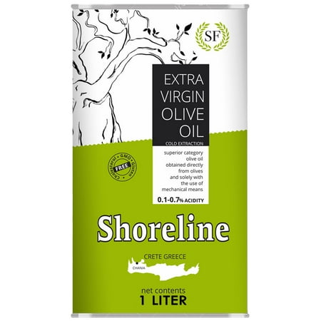 Shoreline Cretan Extra Virgin Olive Oil 1 Liter (Best Cretan Olive Oil)