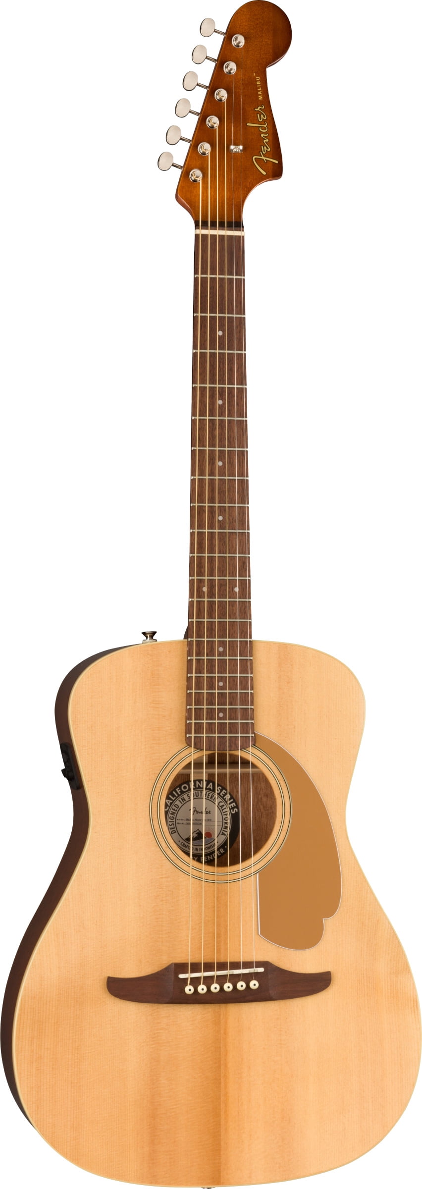 Fender Malibu Player Acoustic-Electric Guitar - Natural w/ Gig Bag
