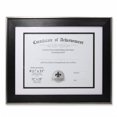 thumbnail image 1 of Lawrence Frames 530311 Dual Use Document Frame - Black, 0.79 in., 1 of 1
