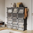 thumbnail image 4 of Space-Saving 8-Tier Shoe Organizer – Modular Sturdy Plastic Storage Rack for Entryway, Hallway, Closet, Bedroom – Shoe Cabinet, 4 of 8