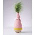 thumbnail image 7 of Wooden Wobble Cat Toy, Natural Beechwood Self-Righting Tumbler – Carrot Kicker, Interactive Silent Cat Toy for Indoor Cats, Battery-Free Plush, Aesthetic Home Decor Gift (Pink), 7 of 7