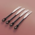 thumbnail image 2 of Gourmet Settings Twist N Shout Spreader, 18/10 Stainless Steel, Set of 4, 2 of 6