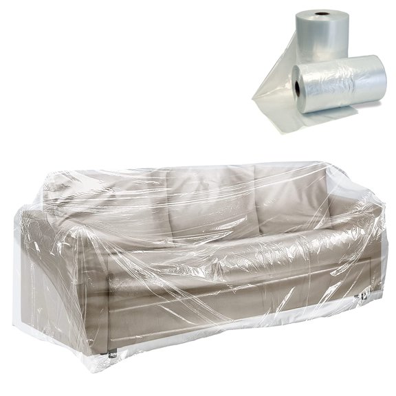 Pack of 105 General Furniture Covers on Roll 28 x 17 x 146. Clear Plastic Bags 28x17x146. Great for Home Furniture Care. 1 mil Ultra Thin Design. Ideal for Industrial Applications