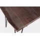 thumbnail image 2 of Mesa auxiliar Jofran Nature's Edge de madera maciza moderna, 2 of 5