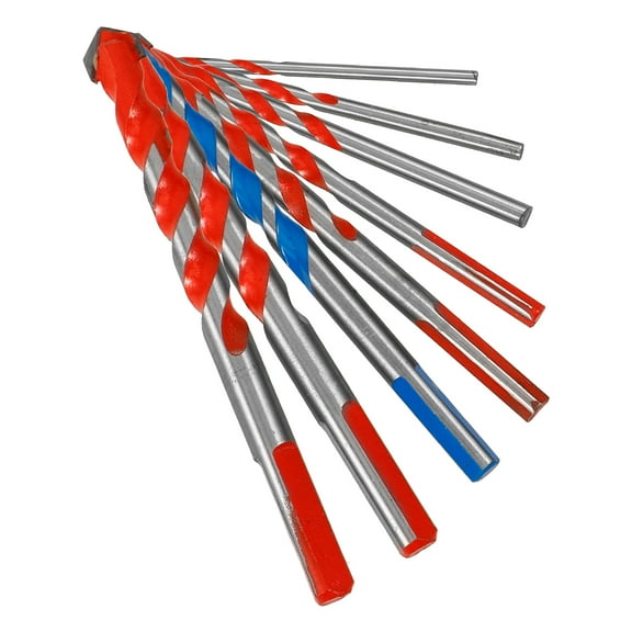 8Pcs Drill Bits for Concrete Including Concrete Porcelain Metal Drill Bit Replacement