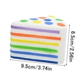thumbnail image 2 of YWIYIUD 3PCS Soft Rainbow Cake SqueezeToy Slow Rising Sensory Model Stress and Anxiety Reliefing Valentines Day Birthday Gifts PartyFavor for Adults and Teens, 2 of 6