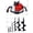 Black + Steel#9, variant on Gas-Powered Post Hole Digger 63cc 2-Stroke Auger with 3/4 Shaft, EPA Certified L4+L6+L8 Drill Bits & Ext Rod Kit for Fence Deck Tree Planting