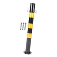 thumbnail image 2 of figatia Safe Bollard Parking Bollard 75cm H Professional Black and Yellow Accessory for Supermarkets Traffic Sensitive Area Sidewalks , Double, 2 of 8