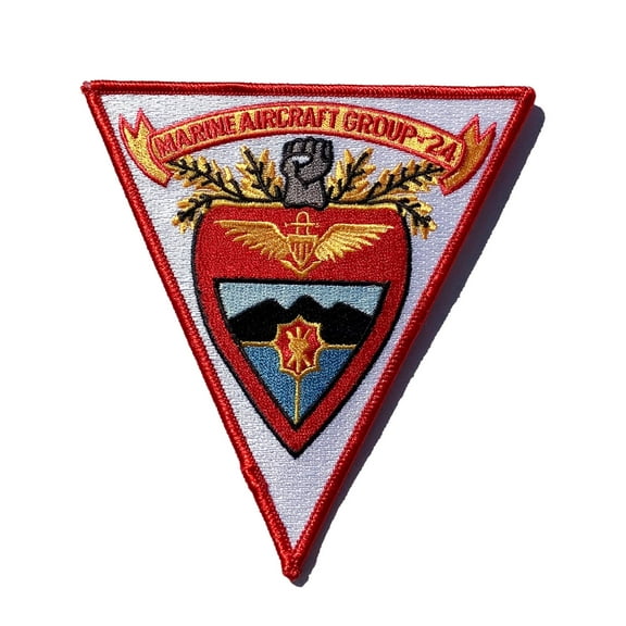 Marine Aircraft Group MAG-24 Patch- Plastic Backing