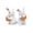 E, variant on SLYNSHome 3Pcs Sheep Figurines,Rustic Sheep Resin Statue Set Decor White Lamb Sculpture for Yard and Farm-Themed Gifts