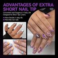 thumbnail image 2 of 120 Pcs,Soft Gel Ballerina Nail Tips,Full Cover Coffin Fake Nail Tips With Box,Clear False Nail Tips For Nail Salons Home DIY,12 Sizes, 2 of 4