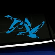 Flying Ducks - Vinyl Car Decal - Choose Color - [LIGHT BLUE]