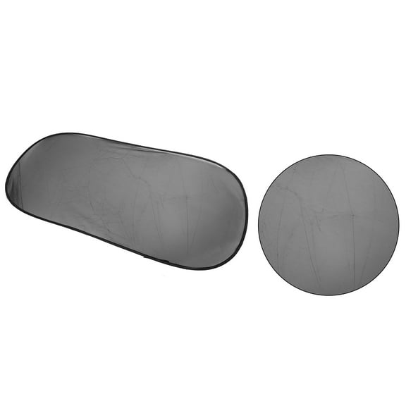REGALWOVEN  Car Rear Window Sun Shade for RV Camping Against UV keep cool 39" x 20" Nylon Black 1Pc