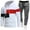 Gray, variant on Dovford Mens Tracksuits 2 Piece Set New Sports Hoodie Sweat Suits Workout Jogging Suit with Kanga Pockets