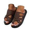 thumbnail image 2 of Sandals Women Mesh Slide Sandals Arch Support Flat Sandals for Summer, 2 of 7