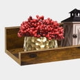 thumbnail image 2 of Long Floating Shelves for Wall Set of 3, 47 Inch, Rustic Picture Ledge Large Shelf for Living Room Bedroom Bathroom Kitchen, 3 Different Sizes, Brown, 2 of 7