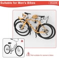 Picture of Wall Mounted Horizontal Bike Rack, Foldable Space Saving Bicycle ...