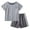 Light Gray-1, variant on Boys Short Sets Short Sleeve Boys Athletic Shirts and Mesh Toddler Boys Shorts 2 Piece Football for Boys 2-3 Years