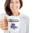 thumbnail image 2 of Estoy Enganchado Skating Mexican Style Coffee & Tea Gift Mug Stuff For Spanish Speaking Hispanic Ice Skater Men & Women (15oz), 2 of 4