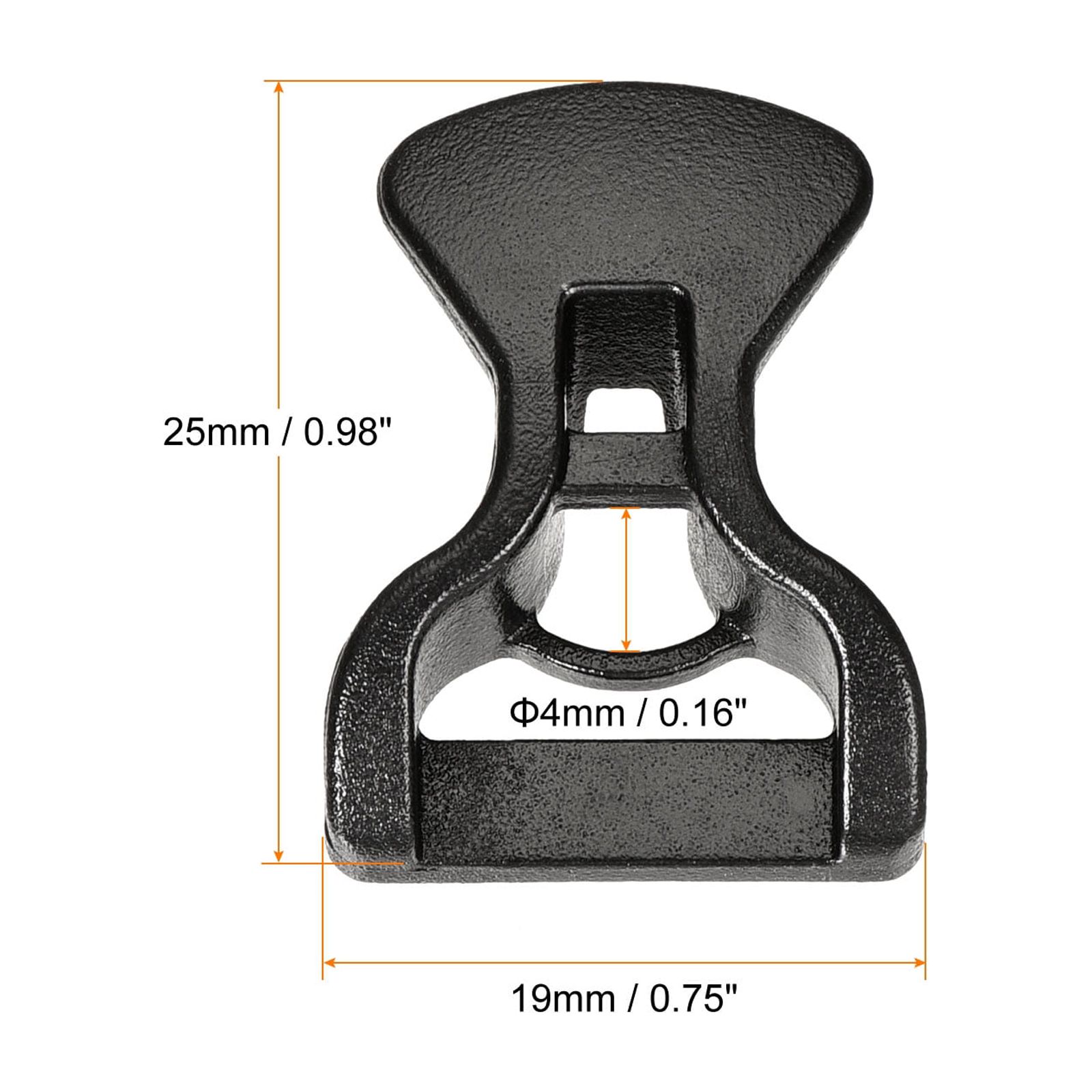 Unique Bargains Plastic Tent Rope Buckle Cord Adjuster for Camping