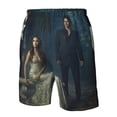 thumbnail image 5 of Vampire Diaries Fantasy Men's Beach Shorts Swim Trunks Casual Quick Dry Board Shorts Swimwear with Mesh Lined and Pockets, 5 of 8