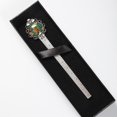 thumbnail image 4 of Christmas gingerbread man Elegant Silver Lace-Edged Bookmark: a Charming Gift for Book Lovers and Readers, 4 of 5