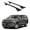 Black, variant on ERKUL Roof Rack Cross Bars for Chevrolet Chevy Suburban 2021-2025 | Aluminum Crossbars with Anti Theft Lock for Rooftop | Compatible with Flush Rails - Black