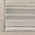 thumbnail image 4 of nuLOOM Ismene Modern High-Low Fringe Area Rug, 4' x 6', Ismene Ivory, 4 of 9
