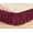 Burgundy, variant on OakRidge Wrap Around Ruffled Bed Skirt, Easy On/Easy Off, 14” Length, Twin, Burgundy