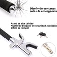 thumbnail image 4 of Baston de Seguridad para Auto，baston para carro automovil，Bloqueo Universal para Volante de Coche，Para Volante De Automóvil con 3 Llaves y Función de Martillo de Seguridad，Bloqueo, 4 of 5
