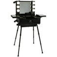 thumbnail image 7 of Impressions Vanity Slaycase Pro Vanity Travel Train Case with Stand and LED Bulb, Makeup Organizer Bag with USB Port and Dimmer Switch, 7 of 7