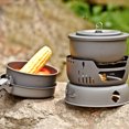 thumbnail image 4 of Juego de utensilios de cocina portátiles para acampar al aire libre yeacher 7PCS/10PCS Aluminio anodizado, 4 of 7