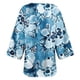 thumbnail image 4 of Cárdigan para mujer, estampado floral, manga abullonada, tipo kimono, holgado, de gasa, informal, para cubrirse, 4 of 5