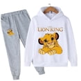 thumbnail image 3 of Conjunto de sudaderas con capucha del Rey León Simba para niños de 4 a 16 años, ropa para bebés, ropa para niños y niñas, jerséis, pantalones largos, conjunto de dibujos animados para niños, 3 of 5