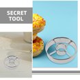 thumbnail image 3 of RENACLIPY 2Pcs Silver Doughnut Mould For Baking Home Users Doughnut Making Tools For Birthday Party, 3 of 8