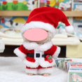 thumbnail image 4 of Ensemble de Tenue de Noël Père Noël pour Poupées de 17cm, Vêtements Festifs Rouges et Blancs avec Chapeau et Mini Bas, Idéal pour Robe de Fête de Noël - Up (Poupée Non Incluse), 4 of 4