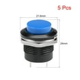 thumbnail image 2 of 5Pcs,16mm Blue Momentary Push Button Switch Round Button R13-507 SPST 1 NO 1 NC, 2 of 3