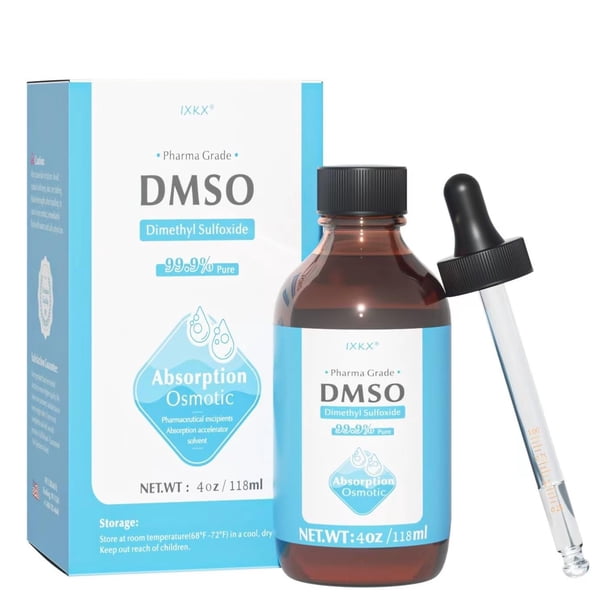 Líquido DMSO IXKX 99.99% puro, 120 ml, sin diluir, de bajo olor