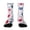 Light Blue&11S0317, variant on American Flag Socks 250 Anniversary USA Star and Stripe Fourth of July Socks Patriotic Novelty Medium Women Crew Socks
