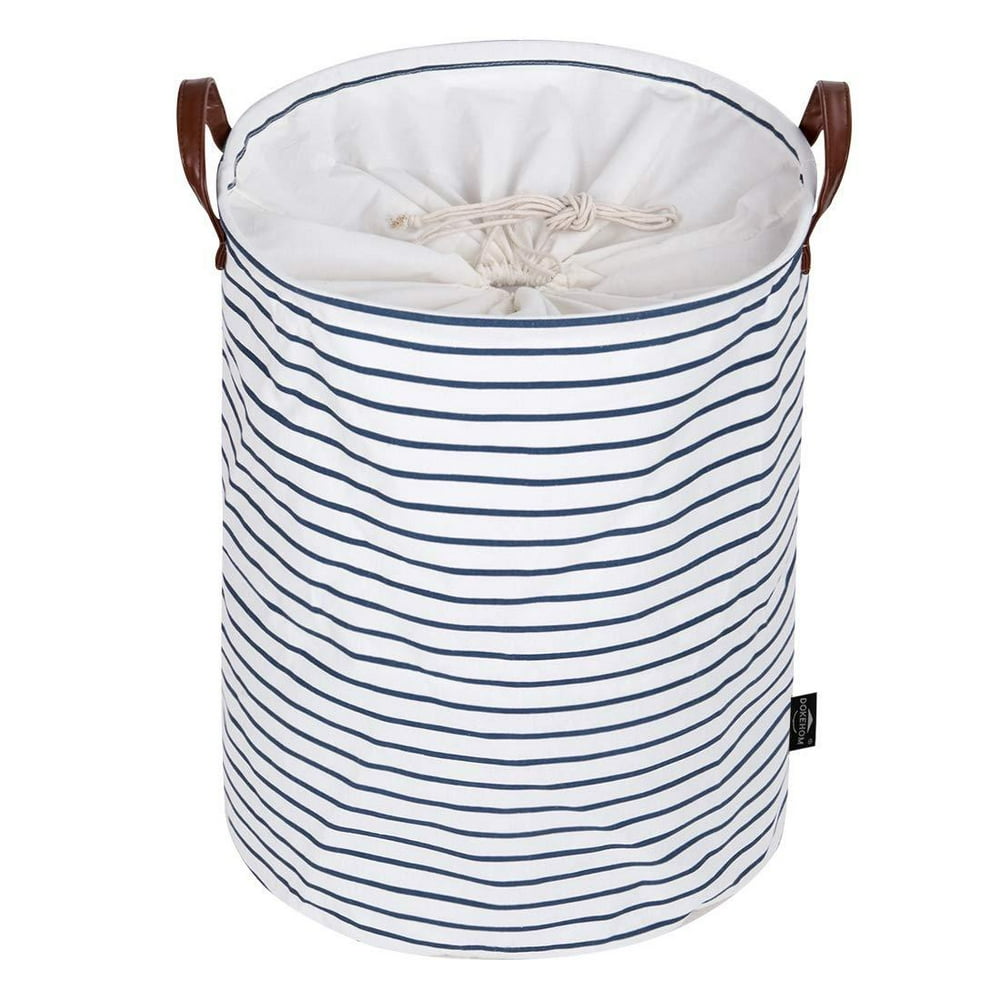 DOKEHOM 17.7Inches Large Laundry Basket (9 Colors), Drawstring