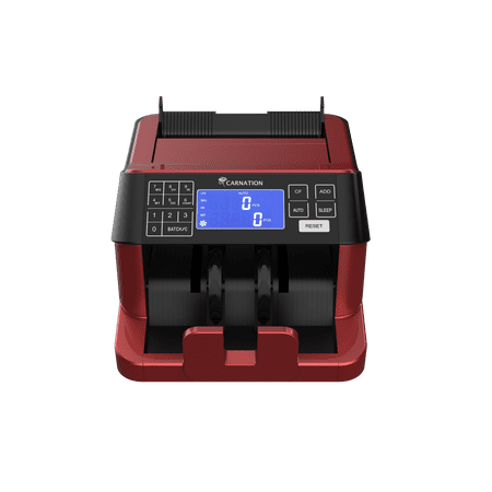 Carnation Money Counter with Counterfeit Bill Detector | Infrared, Magnetic, Metallic Thread, Size, and UV Detection for US Bills, Canadian Dollar, and Mexican Peso (154 (Best Way To Transfer Money From Us To Canada)