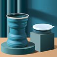 thumbnail image 3 of Plegable Portátil Tazas 320 Ml para Acampar Senderismo (Grey Lake Blue), 3 of 8