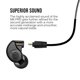 thumbnail image 3 of Auriculares intraurales MEE audio M6 PRO de segunda generación (negros), 3 of 8