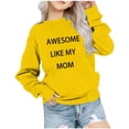 thumbnail image 3 of QIPOPIQ Chandails à Manches Longues en Coton pour Filles, Hauts à Rayures à Blocs de Couleur, Tenue de Vacances Mignonne avec Graphique de Dessin Animé, 1-12 Ans, Vêtements d'Hiver pour Enfants, Liquidation, 3 of 5