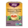 thumbnail image 2 of (5 pack) Yogi Tea Elderberry Lemon Balm Immune Plus Stress, Herbal Tea Bags, 16 Count, 2 of 9
