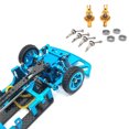 thumbnail image 3 of Bewildely 1/28 Control remoto coches modificación diferencial vehículo eje de transmisión Kit rodamiento reemplazo para WLtoys K969 K979 K989 Kits de construcción modelo Oro, 3 of 6