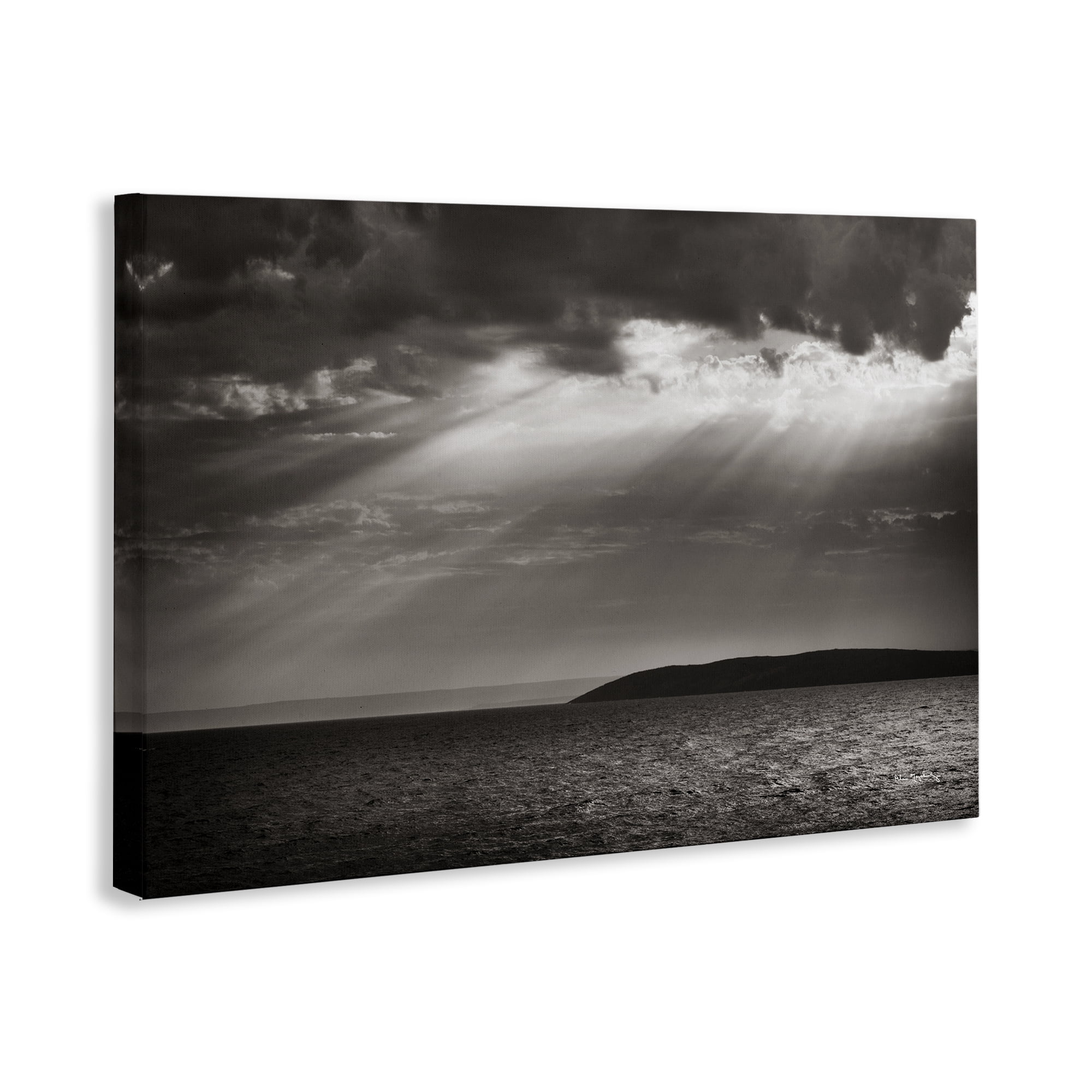 Stupell Industries Portugal Sea Cove Landscape & Nature Photography Wrapped Canvas Art Print Wall Art, 36 x 24